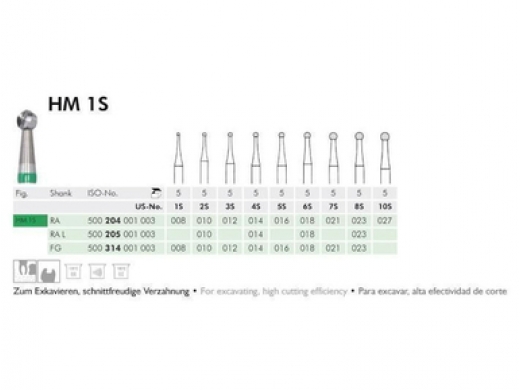 meisinger hm boren fg 1s/018 5 stuks (productfoto)