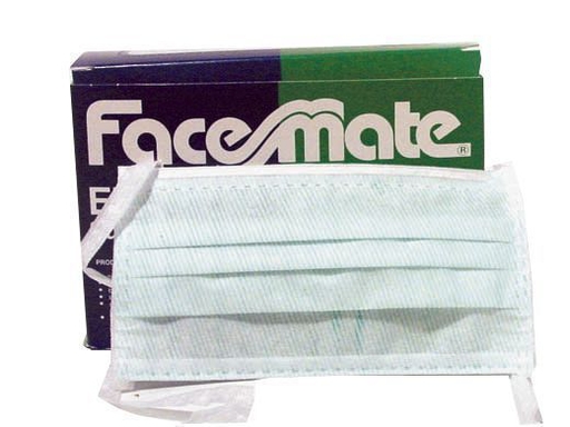 face mate mondmaskers groen met koord type ii 50 (productfoto)