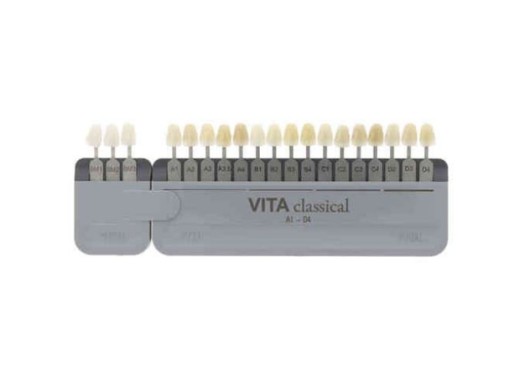 vita classical kleurenstaal a1-d4 + bleach kleuren (productfoto)