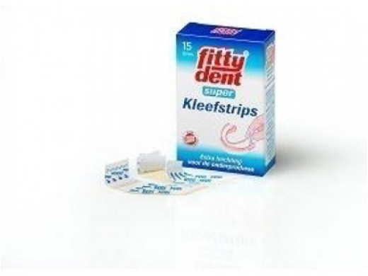 fittydent kleefstrips 15 (productfoto)