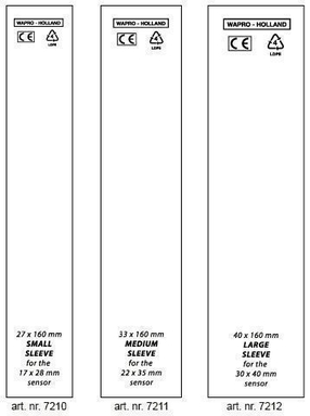 wapro sensor sleeves large 30x40mm maat 2 500 (productfoto)