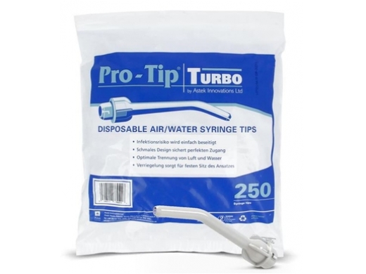 pro-tip turbo disposable syringe tips wit 250 (productfoto)