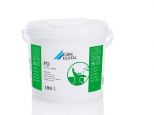 durr fd 358 multi wipes non-woven met disp.20x30cm 180 (productfoto)