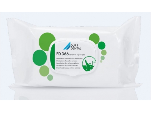 durr fd 366 sensitive top wipes 17.5x25cm 50 (productfoto)