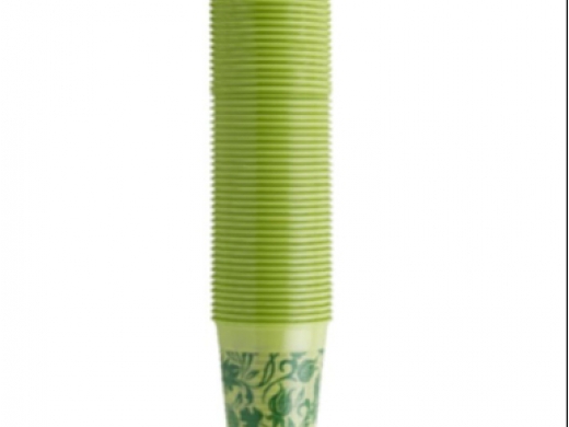 monoart drinkbekers lime floral (met bloemen) 100 (productfoto)