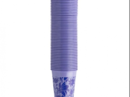 monoart drinkbekers lila floral (met bloemen) 100 (productfoto)