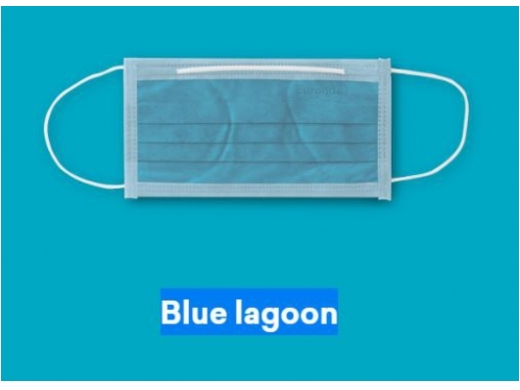 monoart mondmaskers protection 4 (2r) blue lagoon 50 (productfoto)