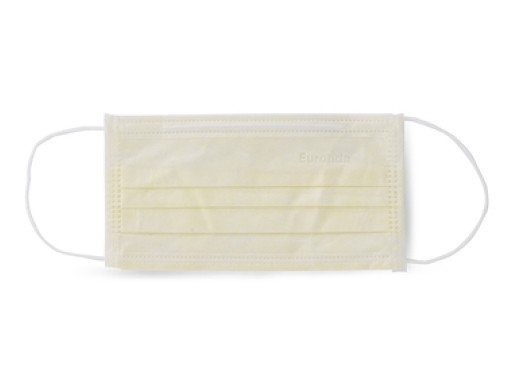 monoart mondmaskers protection 3 (3-l) geel 50 stuks (productfoto)