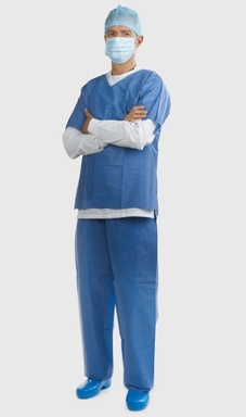 alle microfiber surgical pajamas l.blauw n.st/m 20 (productfoto)