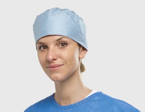 alle softesse surgical cap lichtblauw 50 (productfoto)