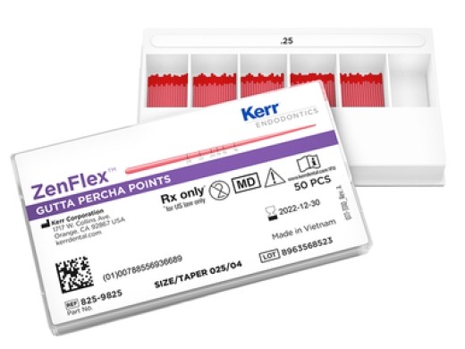zenflex gutta percha points .04/.20/30mm 50 stuks (productfoto)