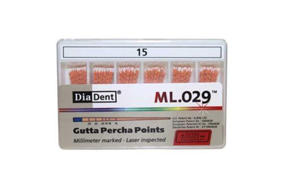 gutta percha points 15 ml.029/p-63 120 (productfoto)