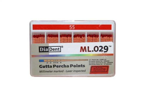 gutta percha points 55 ml.029/p-63 120 (productfoto)