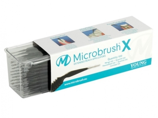 microbrush x extra-dun applicators zwart 100 (productfoto)