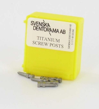 screw post titanium / large 1 6 stuks (productfoto)