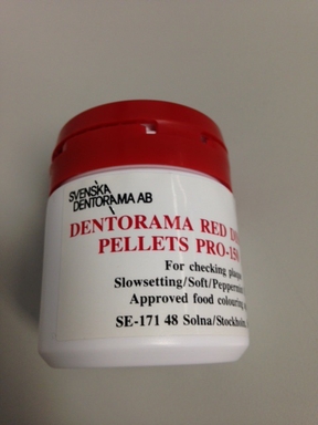 dentorama disclosing pellets rood 100 (productfoto)