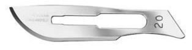 swann morton cs scalpels steriel nr. 20 100 (productfoto)