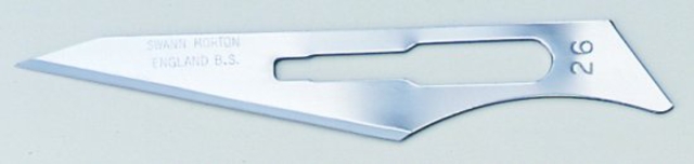 swann morton cs scalpels steriel nr. 26 100 (productfoto)