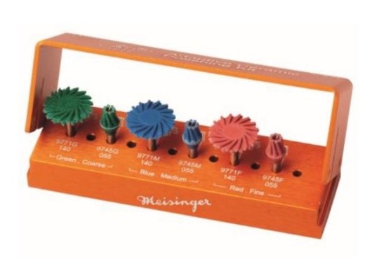 meisinger adaptive ceramic polishing kit 6 stuks (productfoto)
