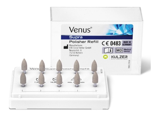 venus supra refill gloss-large flame / high-gloss 10 stuks (productfoto)