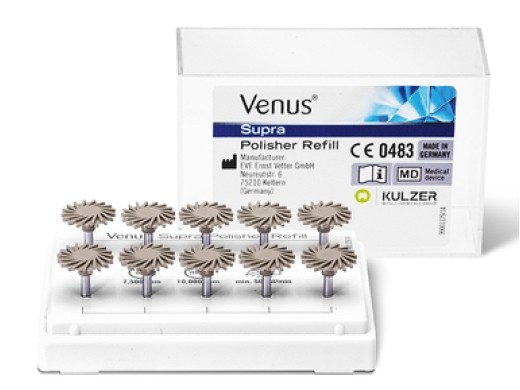 venus supra refill gloss-twist disc / high-gloss p 10 stuks (productfoto)