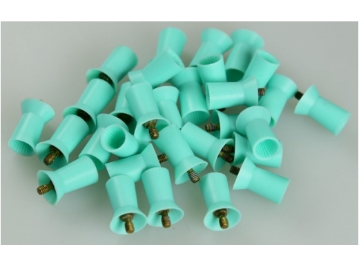 prophy cups soft screw-type ribbed turquoise 30 (productfoto)