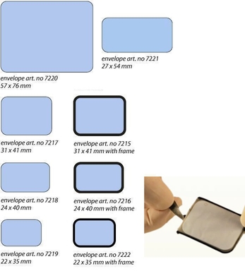 wapro fosfor sleeve v. plaatje met frame 31x41mm 2 250 (productfoto)