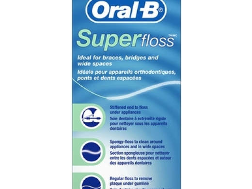 oral-b interdental super floss 1x50 (productfoto)