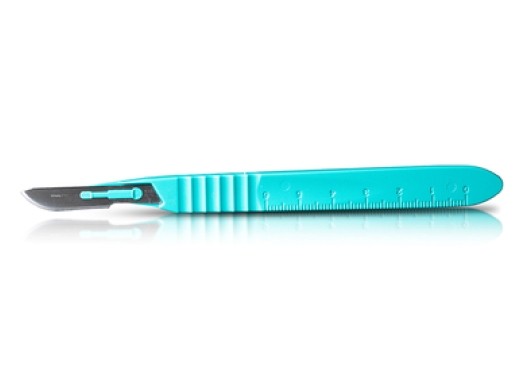 carl martin disposable scalpels met heft 872/10 10 stuks (productfoto)