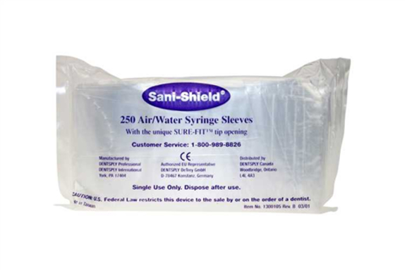 sani-shield sleeves for air/water syringe 250 (productfoto)