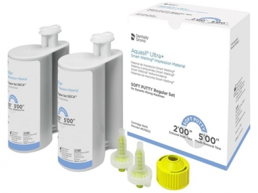 aquasil ultra+ machine mix soft putty regular set 2x380 (productfoto)