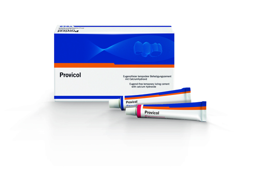 provicol temporary luiting cement base+catalyst 2x25 (productfoto)