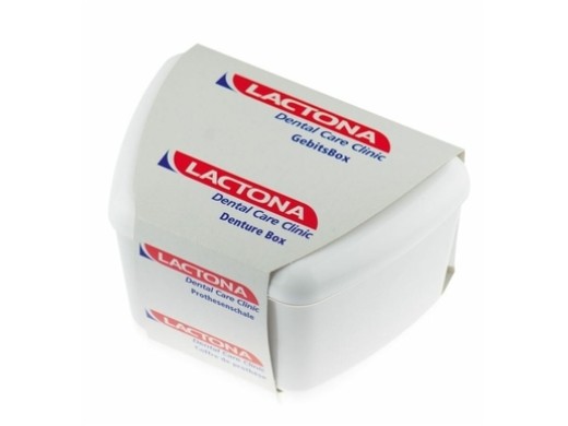 lactona denture box / prothese bakje per stuk (productfoto)
