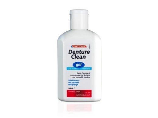 lactona denture clean gel voor protheses 100 ml (productfoto)