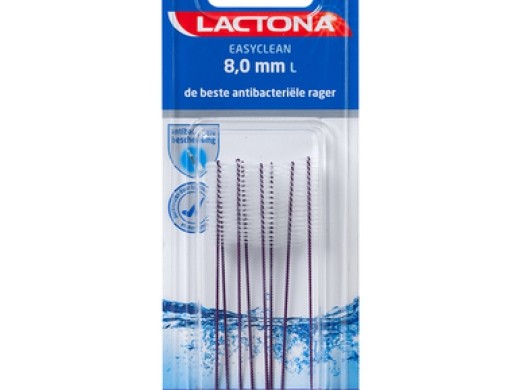lactona easyclean ragers l / 8.0 mm 8 stuks (productfoto)