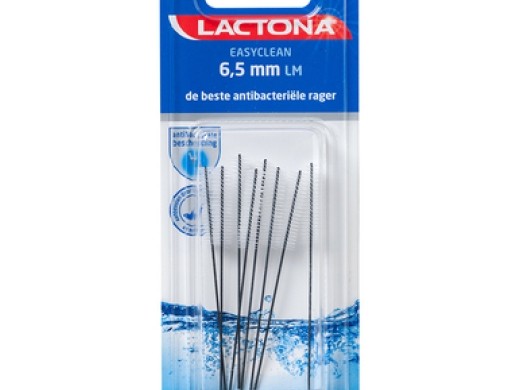 lactona easyclean ragers l/m / 6.5 mm 8 stuks (productfoto)