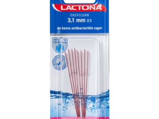 lactona easyclean ragers xs / 3.1 mm 8 stuks (productfoto)