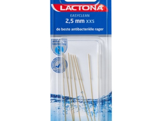 lactona easyclean ragers xxs-long / 2.5 mm 8 stuks (productfoto)
