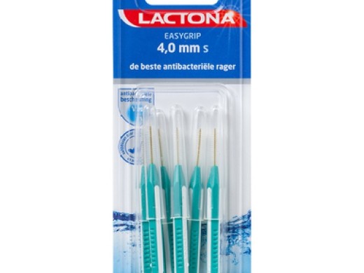lactona easygrip ragers s / 4.0 mm 6 stuks (productfoto)