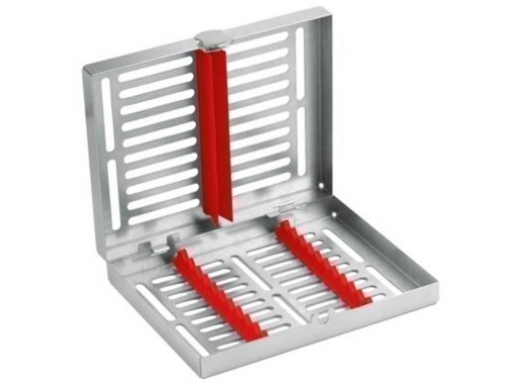 instrumententray midi v. 10 instr. met rood frame (productfoto)