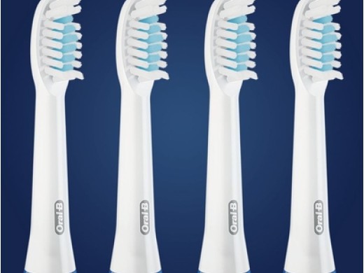 oral-b pulsonic clean sr32c-4 opzetborstels 4 stuks (productfoto)