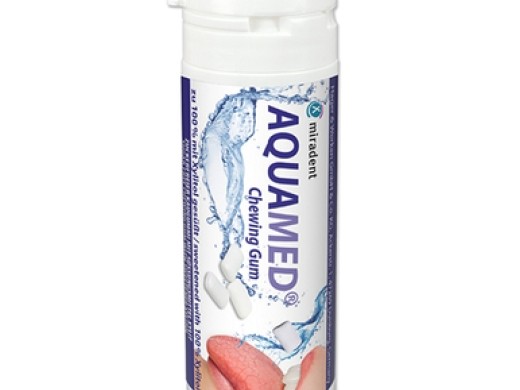 aquamed kauwgom tegen een droge mond passion fruit 30 stuks (productfoto)