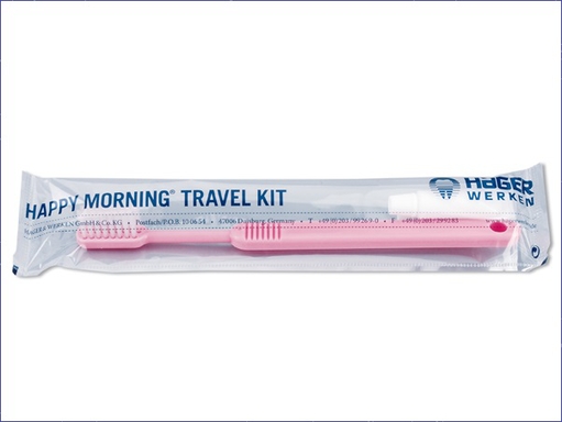 happy morning travel kit borstel met 3ml tandpasta 50 (productfoto)