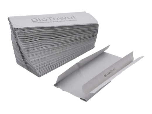 biotowel handdoekjes c-vouw van recycled papier 3000 stuks (productfoto)