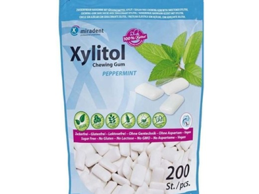 xylitol kauwgom economy zak pepermunt 200 stuks (productfoto)