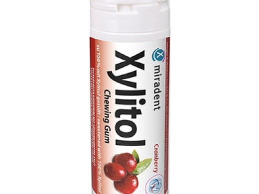 xylitol kauwgom busje cranberry 30 stuks (productfoto)