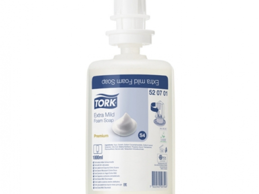 tork premium extra milde foam handzeep (s4) 1000 (productfoto)