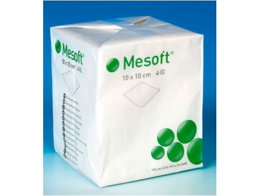 gaascompressen niet steriel nw mesoft 10x10cm 4l 100 (productfoto)