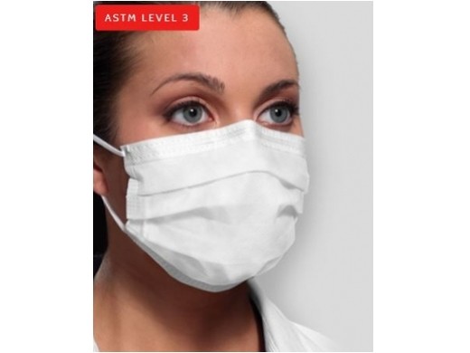 ultra sensitive earloop mondmasker type iir wit 50 stuks (productfoto)