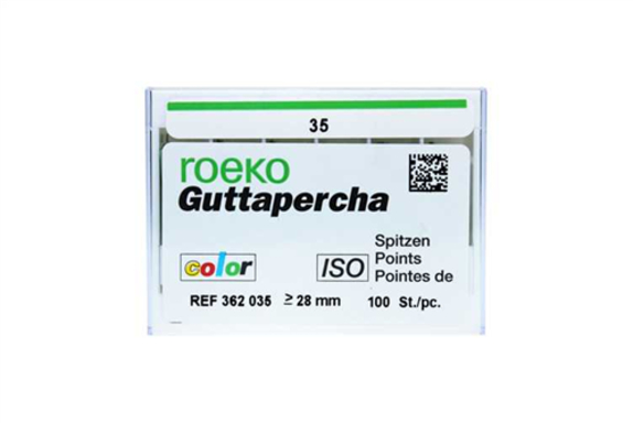 roeko gutta percha points color coded 35 100 (productfoto)